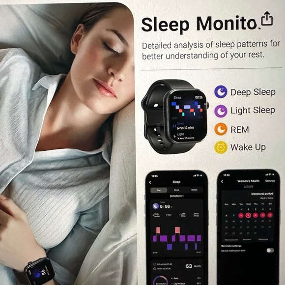 TOZO AMULED S6 smart watch - Picture 5 of 6